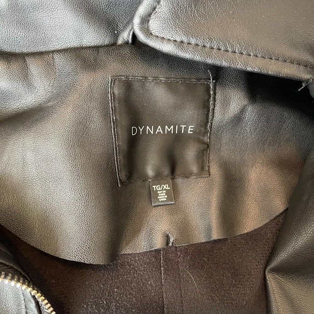 Dynamite leather jacket - Picture 2 of 2